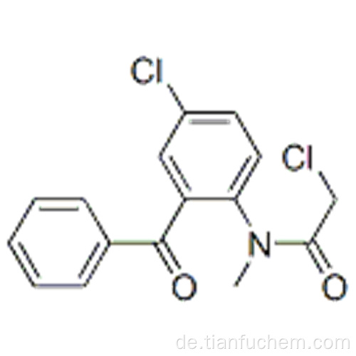 N- (2-Benzoyl-4-chlorphenyl) -2-chlor-N-methylacetamid CAS 6021-21-2